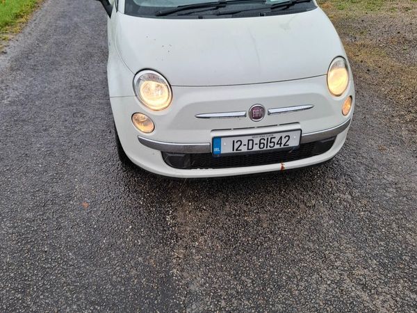 Fiat 500 Hatchback, Petrol, 2012, White