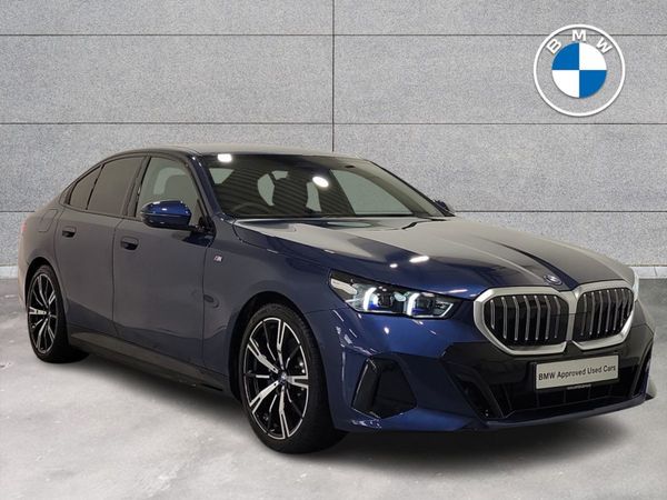 BMW 5-Series Saloon, Petrol Hybrid, 2025, Blue