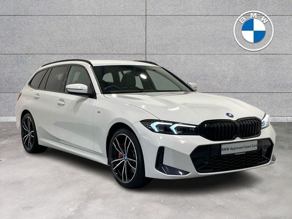 BMW 3-Series Estate, Petrol Plug-in Hybrid, 2024, White