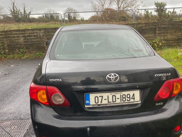 Toyota Corolla Saloon, Diesel, 2007, Black
