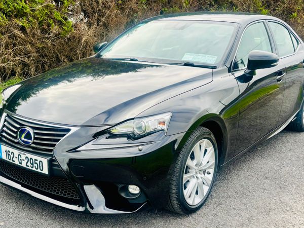 Lexus IS Saloon, Petrol Hybrid, 2016, Black