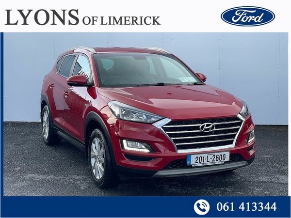 Hyundai Tucson SUV, Diesel Hybrid, 2020, Red
