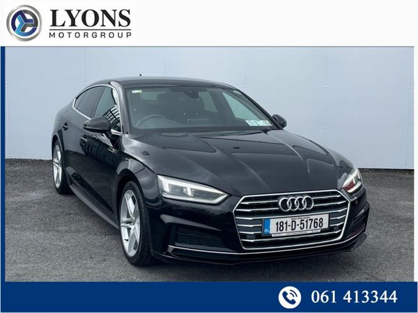 Audi A5 Hatchback, Petrol, 2018, Black