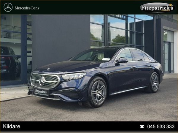 Mercedes-Benz E-Class Saloon, Diesel Plug-in Hybrid, 2026, Blue