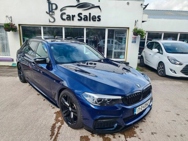 BMW 5-Series Estate, Diesel, 2017, Blue