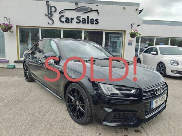 Audi A4 Saloon, Diesel, 2017, Black