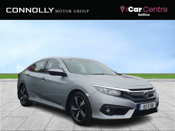 Honda Civic Saloon, Petrol, 2019, Grey