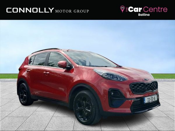 Kia Sportage SUV, Diesel Hybrid, 2022, Red