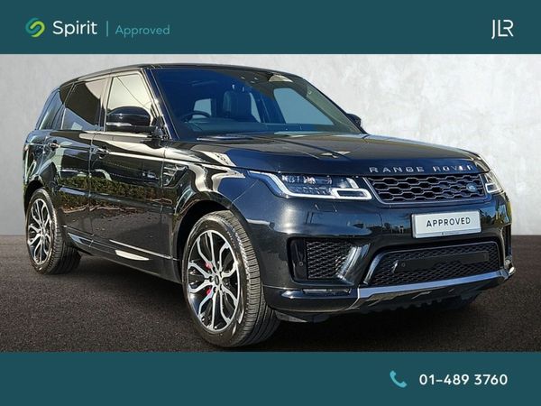 Land Rover Range Rover Sport SUV, Petrol Hybrid, 2022, Black