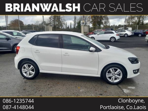 Volkswagen Polo Hatchback, Petrol, 2014, White