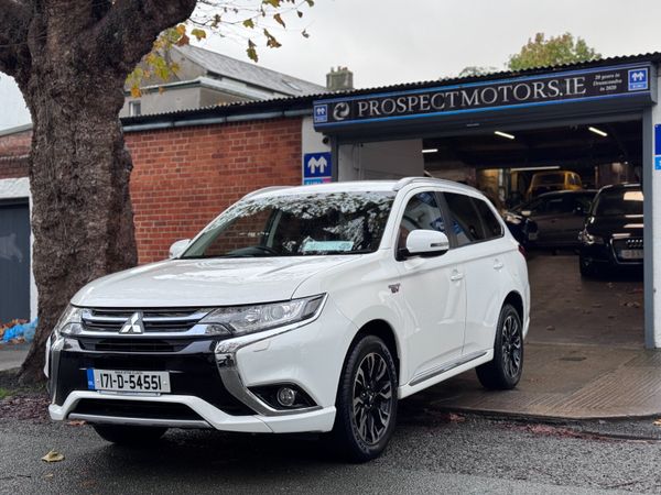 Mitsubishi Outlander SUV, Diesel Plug-in Hybrid, 2017, White