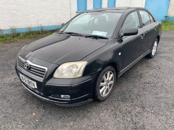 Toyota Avensis Saloon, Petrol, 2005, Black