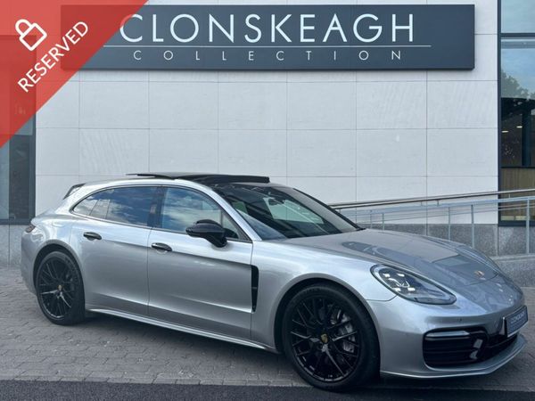 Porsche Panamera Estate, Petrol Plug-in Hybrid, 2020, Silver