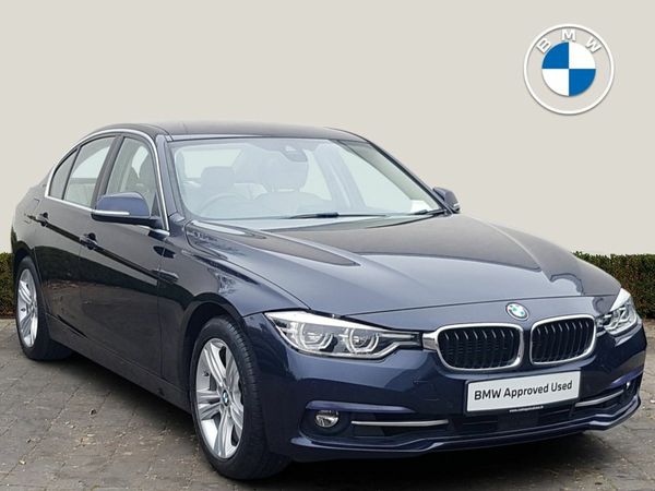 BMW 3-Series Saloon, Petrol Plug-in Hybrid, 2016, Blue