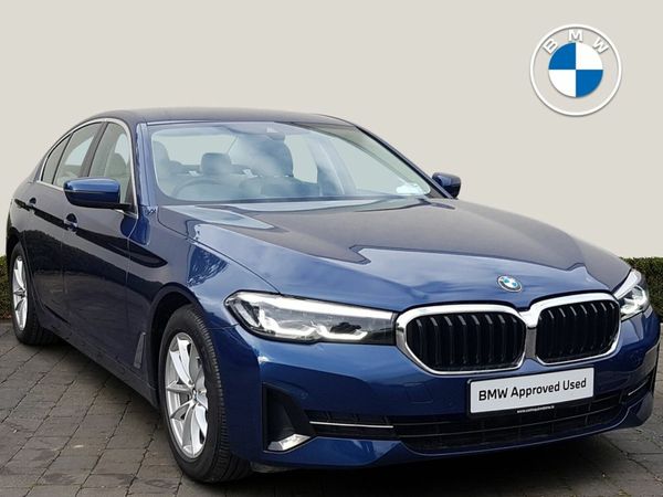 BMW 5-Series Saloon, Diesel, 2022, Blue