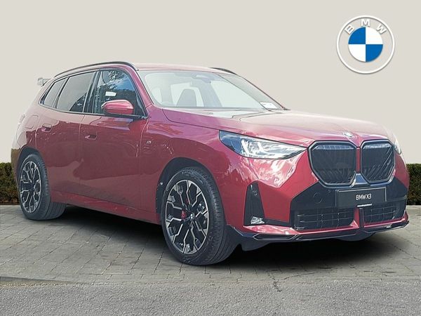 BMW X3 SUV, Petrol Plug-in Hybrid, 2025, Red