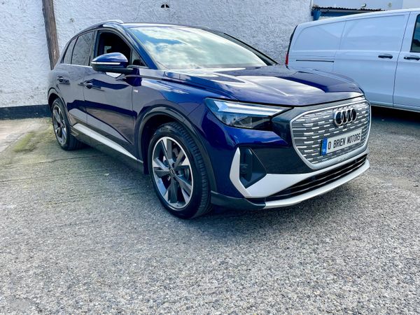 Audi Q4 e-tron SUV, Electric, 2024, Blue