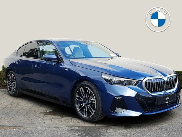 BMW 5-Series Saloon, Petrol Plug-in Hybrid, 2025, Blue