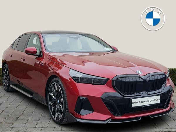 BMW 5-Series Saloon, Petrol Plug-in Hybrid, 2024, Red