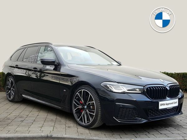 BMW 5-Series Estate, Diesel, 2025, Black
