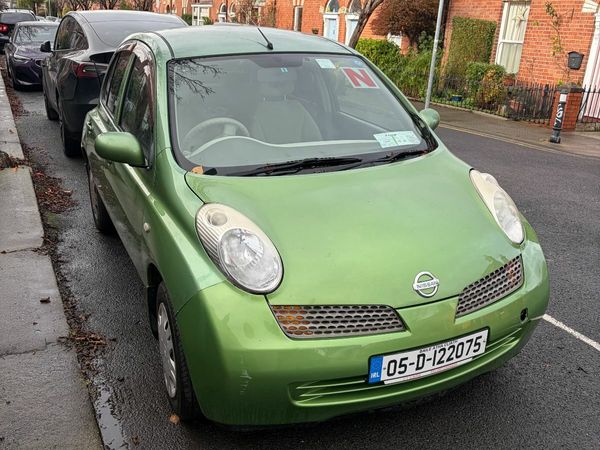 Nissan Micra Hatchback, Petrol, 2005, Green