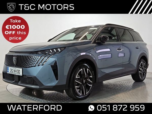 Peugeot 5008 SUV, Petrol, 2025, Blue