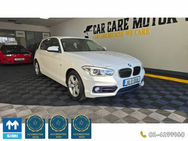 BMW 1-Series Hatchback, Petrol, 2016, White