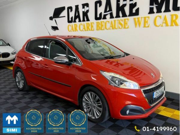 Peugeot 208 Hatchback, Petrol, 2017, Orange