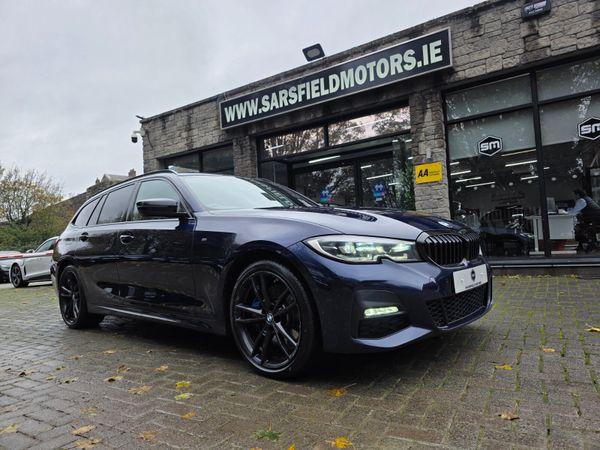 BMW 3-Series Estate, Petrol Hybrid, 2020, Blue