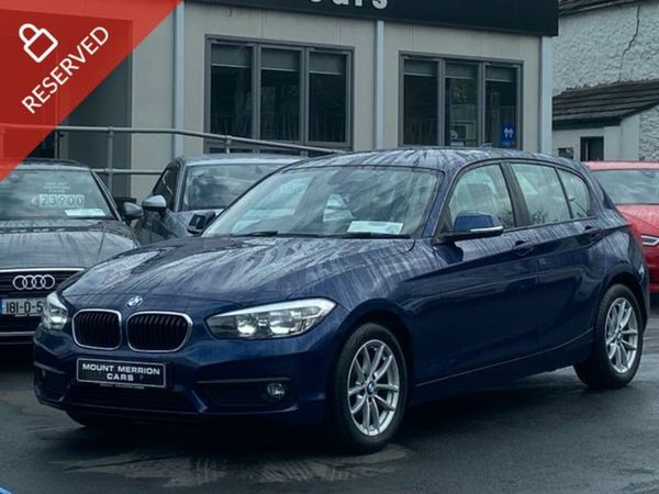 BMW 1-Series Hatchback, Diesel, 2018, Blue