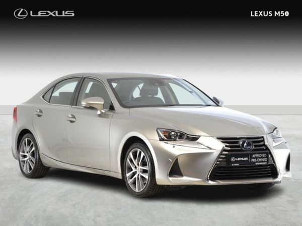 Lexus IS Saloon, Petrol Hybrid, 2019, Silver