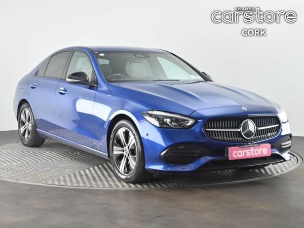 Mercedes-Benz C-Class Saloon, Petrol Hybrid, 2022, Blue