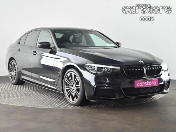 BMW 5-Series Saloon, Petrol Plug-in Hybrid, 2019, Black