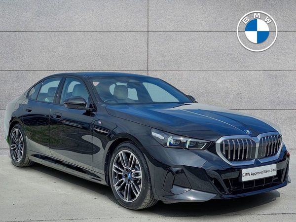 BMW 5-Series Saloon, Petrol Plug-in Hybrid, 2024, Black