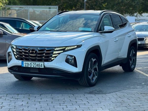 Hyundai Tucson SUV, Petrol Hybrid, 2022, White