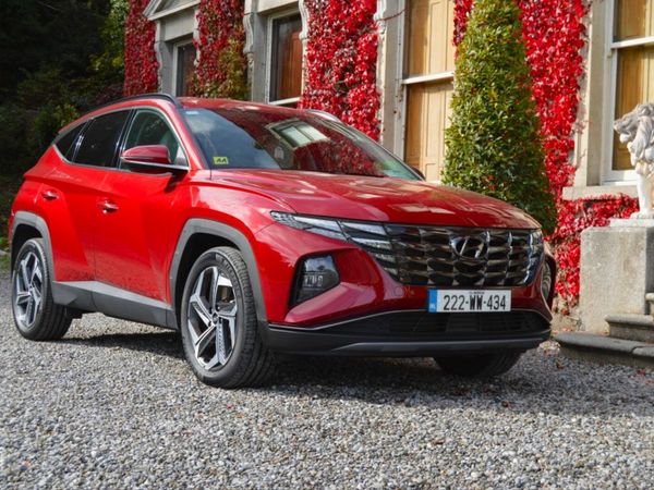 Hyundai Tucson SUV, Petrol Hybrid, 2022, Red