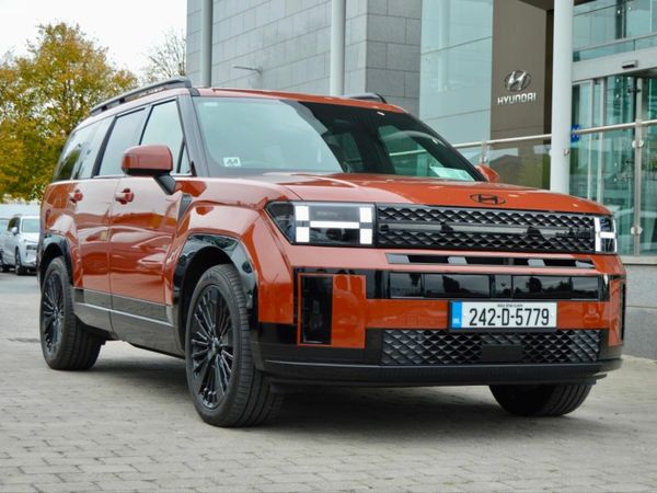 Hyundai Santa Fe SUV, Petrol Plug-in Hybrid, 2024, Orange