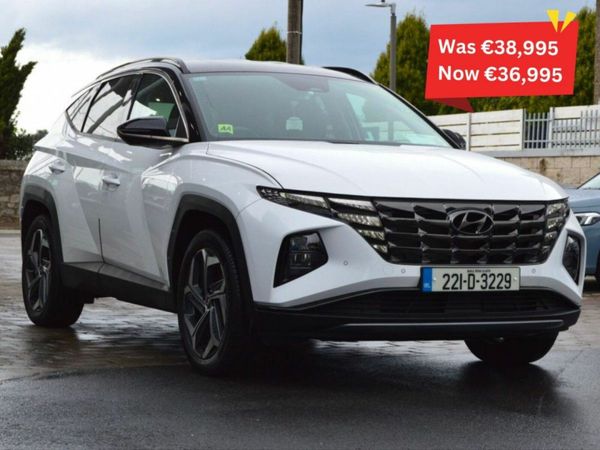 Hyundai Tucson SUV, Petrol Hybrid, 2022, White