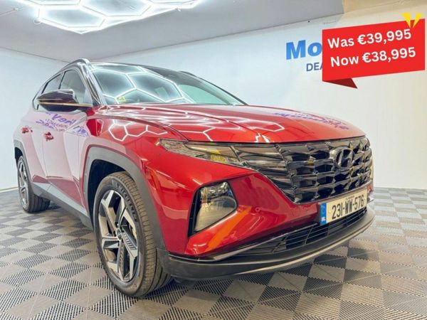 Hyundai Tucson SUV, Petrol Hybrid, 2023, Red
