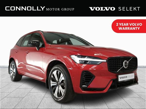 Volvo XC60 SUV, Petrol Plug-in Hybrid, 2023, Red
