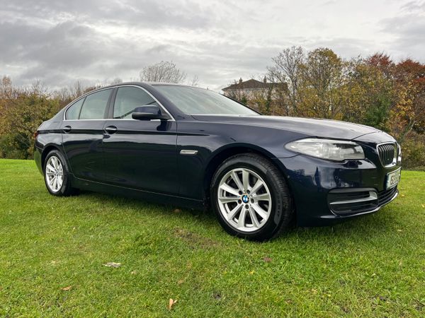 BMW 5-Series Saloon, Diesel, 2015, Blue