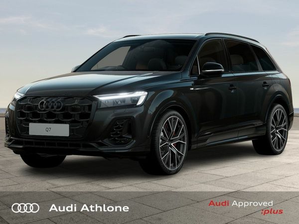 Audi Q7 SUV, Petrol Plug-in Hybrid, 2024, Black