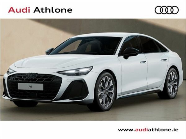 Audi A6 Saloon, Diesel Hybrid, 2026, White