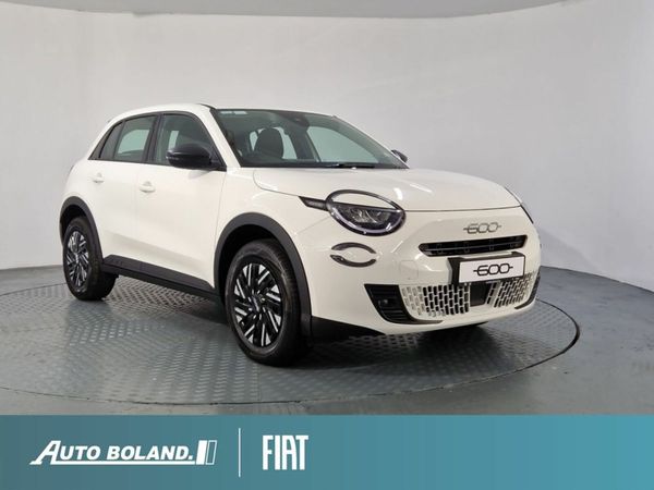 Fiat 600 Hatchback, Petrol Hybrid, 2026, White