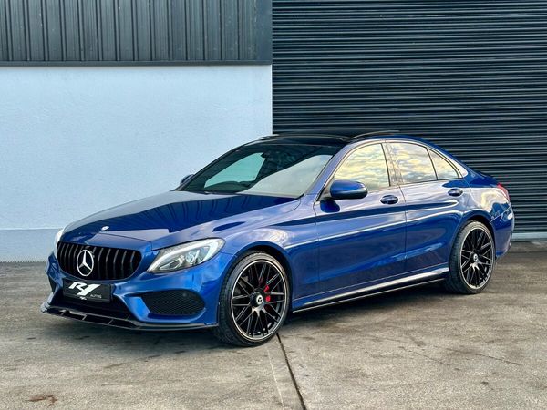Mercedes-Benz C-Class Saloon, Diesel, 2017, Blue