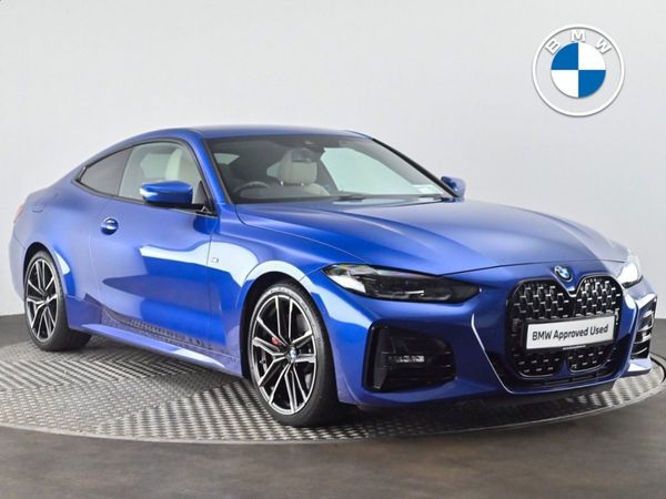 BMW 4-Series Coupe, Diesel Hybrid, 2023, Blue