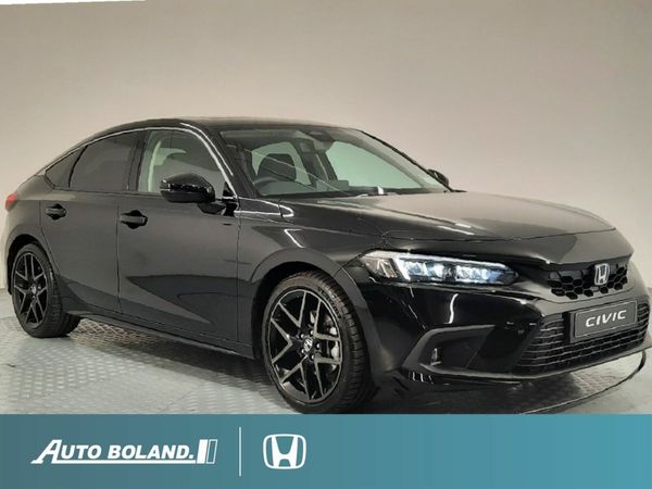 Honda Civic Saloon, Petrol Hybrid, 2025, Black
