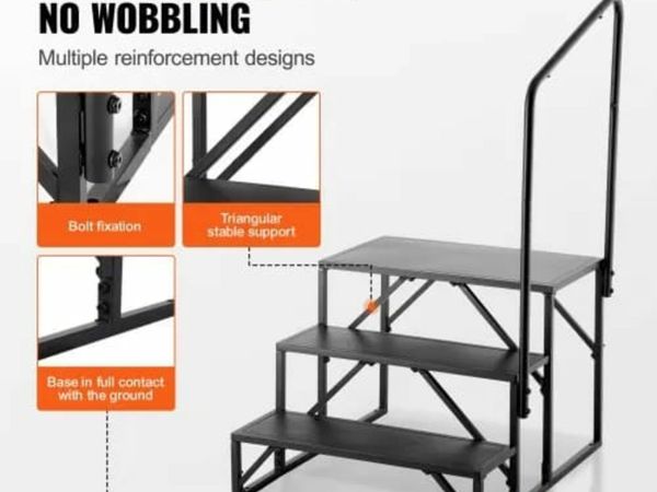 RV Steps, 3-Step RV Stairs, 440 LBS/199.6 kg Load for sale in Co ...
