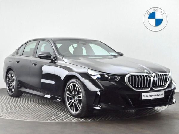 BMW 5-Series Saloon, Petrol Hybrid, 2025, Black