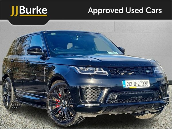 Land Rover Range Rover Sport SUV, Petrol Plug-in Hybrid, 2021, Black